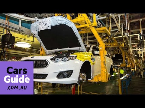 Thumbnail for Last Ford Falcon Ute rolls off the production line | video by Car