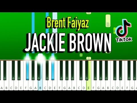 Brent Faiyaz - JACKIE BROWN (Piano Tutorial)