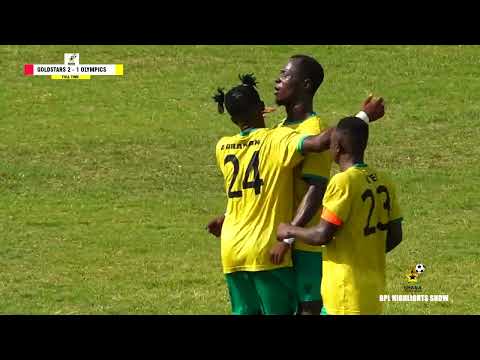 BIBIANI GOLDSTARS 2 : 1 OLYMPICS -  2021/22 GPL MATCH DAY 25 HIGHLIGHTS