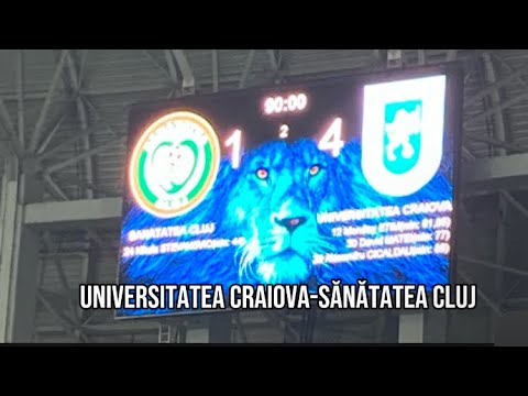 PRIMUL MECI DIN CUPA!! UNIVERSITATEA CRAIOVA-SANATATEA CLUJ