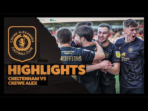 21-22 HIGHLIGHTS | Cheltenham Town 1-2 Crewe Alexandra