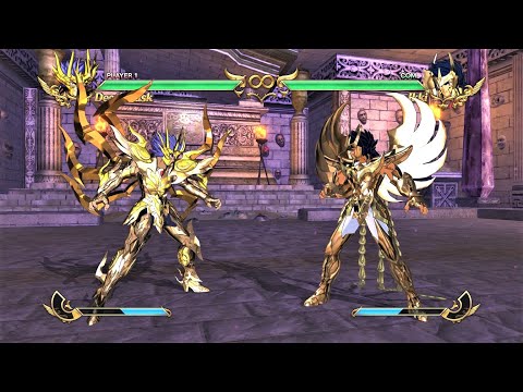 Cancer Deathmask vs Phoenix Ikki God Cloth (Hardest AI) - Saint Seiya: Soldiers' Soul
