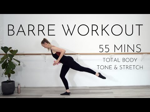 Online Barre Workout | 55 mins | Total Body Tone & Stretch