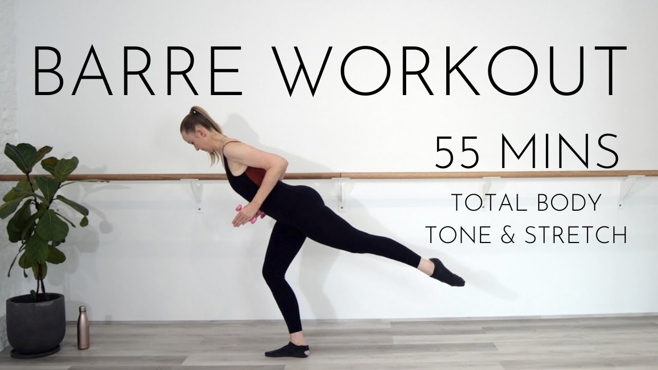 Vorschau: Barre With Andrea – Online Barre Workout | 55 Min. | Total Body Tone & Stretch