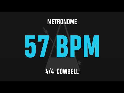 57 BPM 4/4 - Best Metronome (Cowbell)