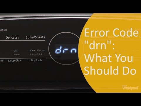 Whirlpool Cabrio Dr Code