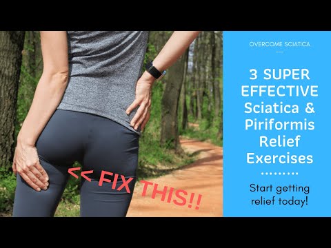 3 Super Effective Sciatica & Piriformis Syndrome Relief Stretches!