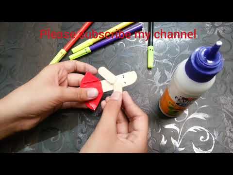 DIY ice cream stick doll