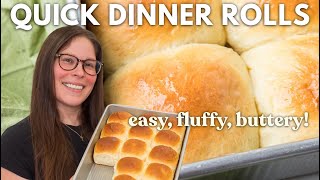 Quick Dinner Rolls Recipe - Fluffy and Delicious!