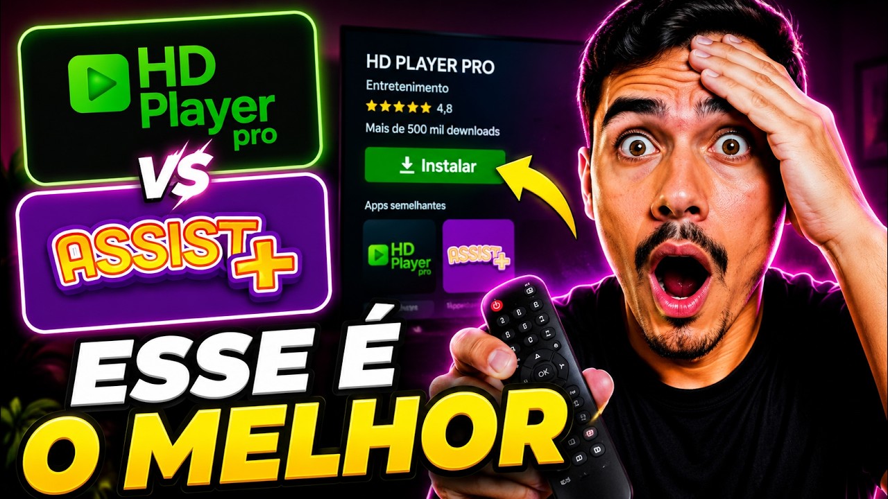 Hd player ou assist plus? não decida antes de ver esse VÍDEO!
