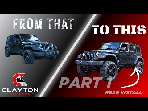 Lifting A Jeep JK The Right Way - Rear Install (Part 1)