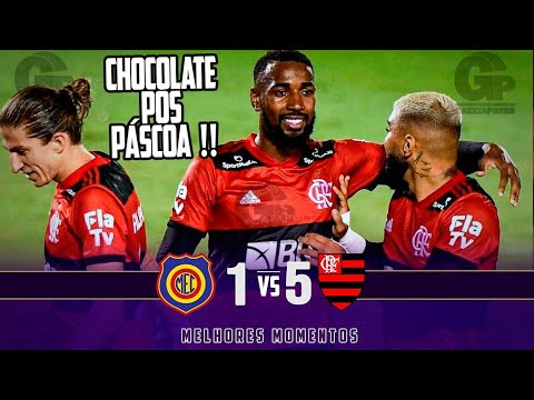 Flamengo 5x1 Madureira melhores momentos e Gols da partida 2021