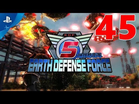 Earth Defense Force 5 Gameplay Walkthrough Part 45 Mission 100-101