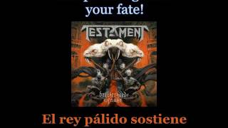 Testament - The Pale King - Lyrics / Subtitulos en español (Nwobhm) Traducida