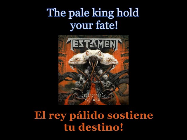 Testament - The Pale King Guitar pro tab