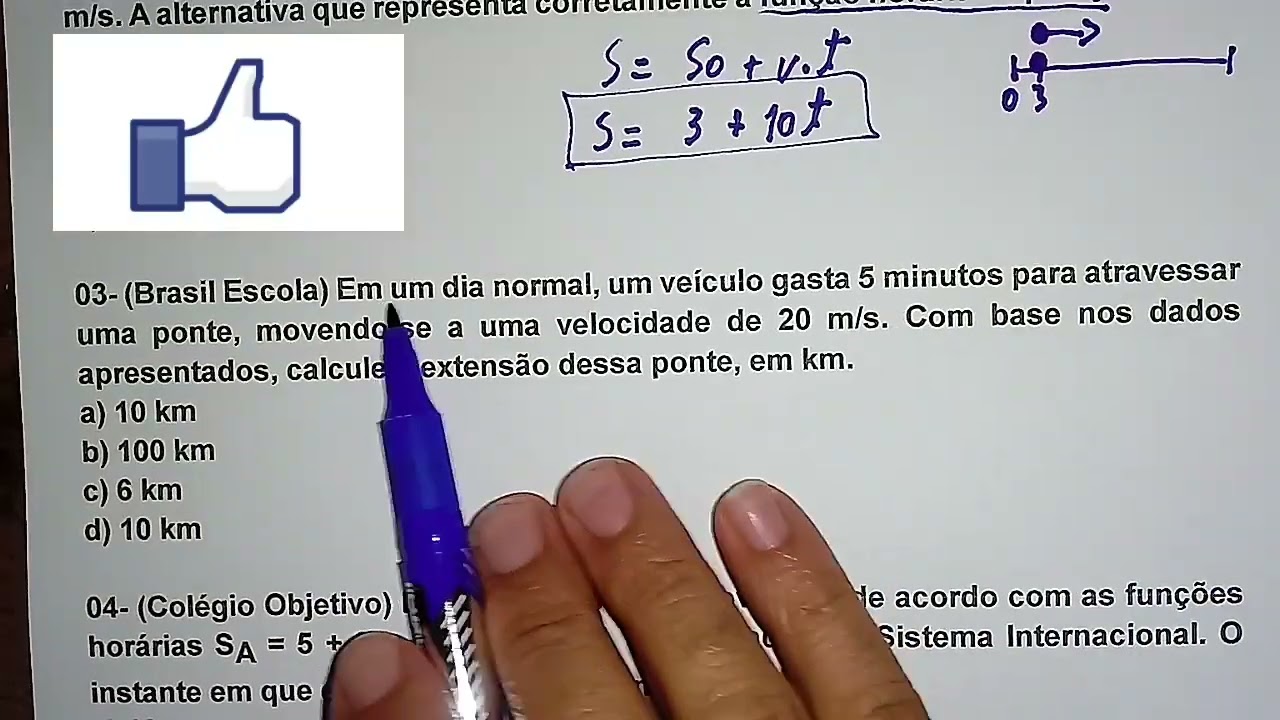 Movimento Uniforme (Método fácil)