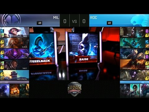 MIL vs ROC Game 1 Highlights - MILLENIUM vs ROCCAT 2017 EULCS PROMOTION TOURNAMENT