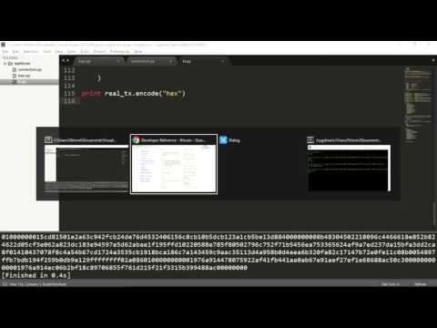 Constructing A Bitcoin Transaction Using Python 55