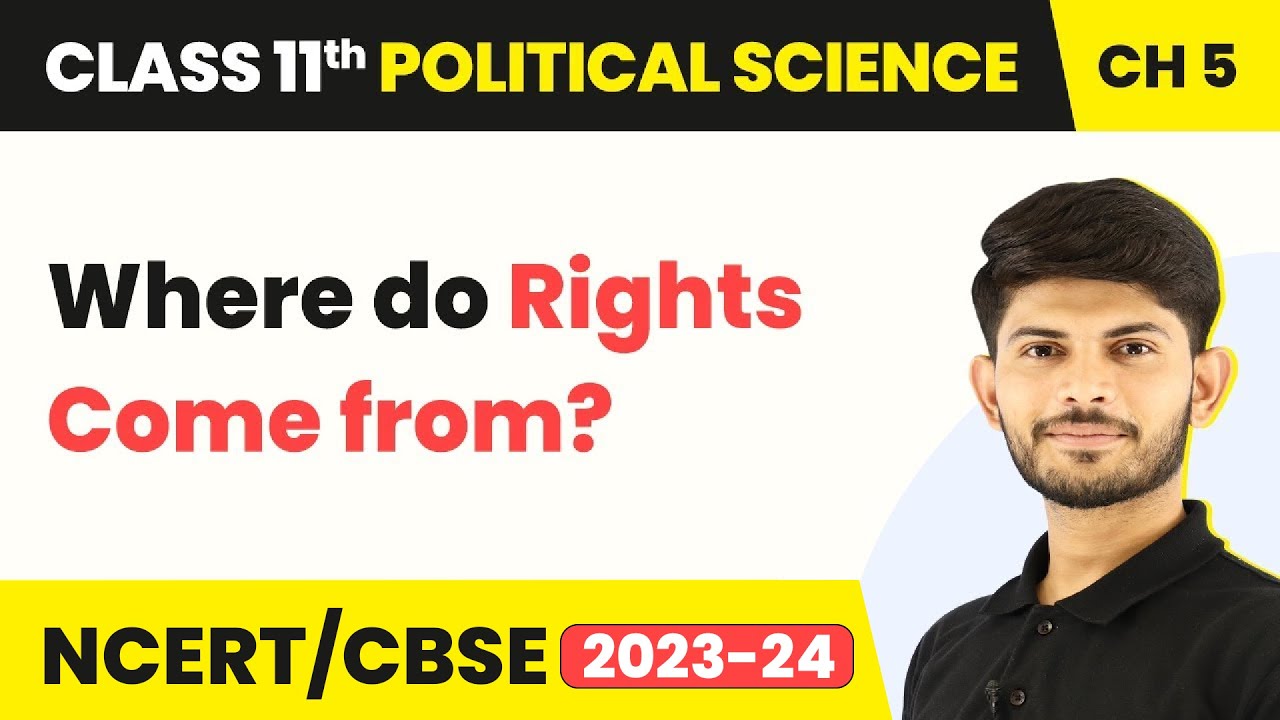 Where do Rights Come from? - Rights | Class 11 Political Science