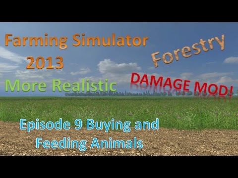 Farming Sim 2013 Forestry and MR E9 - Feeding Animals