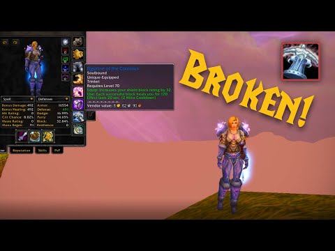 This trinket is BROKEN in Classic TBC