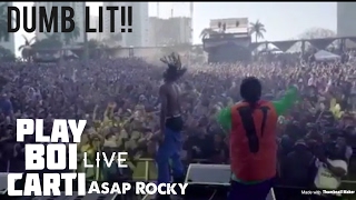 PlayBoiCarti Brings Out Asap Rocky Too Perform &quot;New Choppa&quot; DUMB LIT
