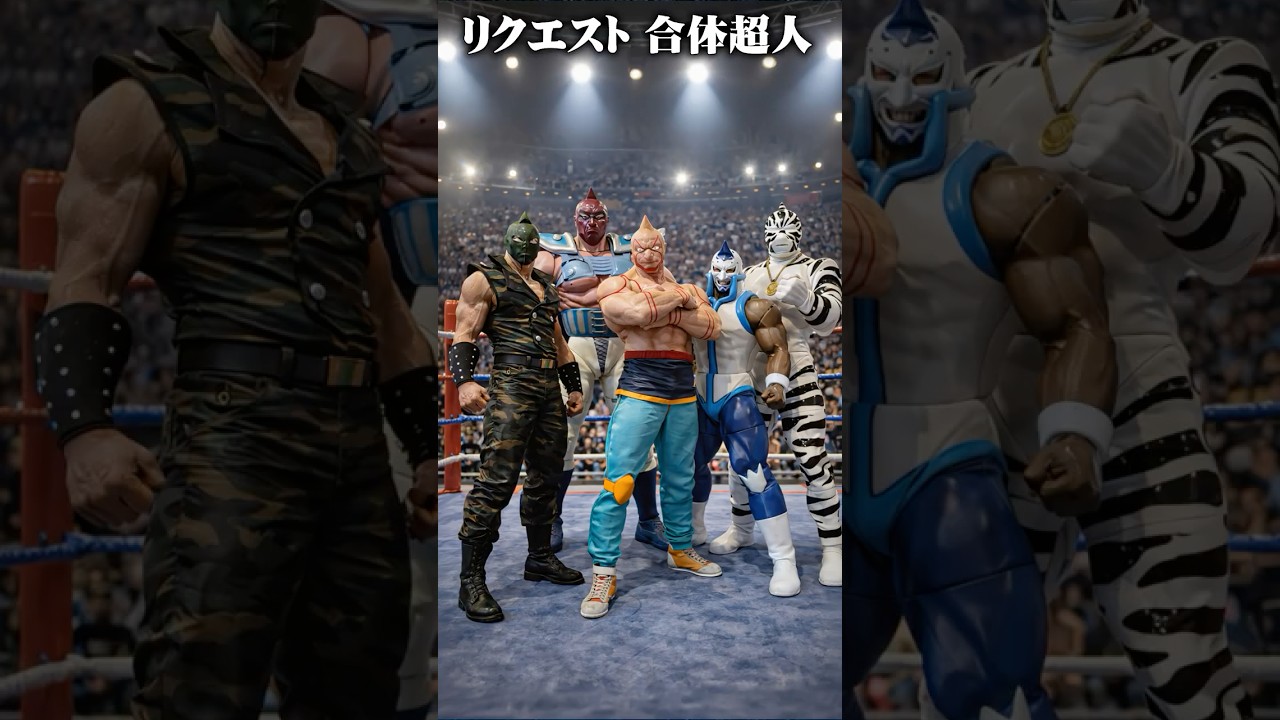 リクエスト合体超人Part12 #合体 #キン肉マン #anime  #実写化 #撮影