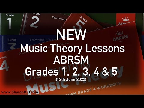 NEW ABRSM Music Theory Lessons - with Sharon Bill