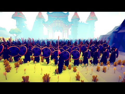 250x NINJA ATTACK SAMURAI CASTLE - Totally Accurate Battle Simulator TABS