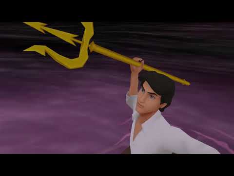 Kingdom Hearts II Final Mix Theater Mode Scene 394- Ursula's Defeat