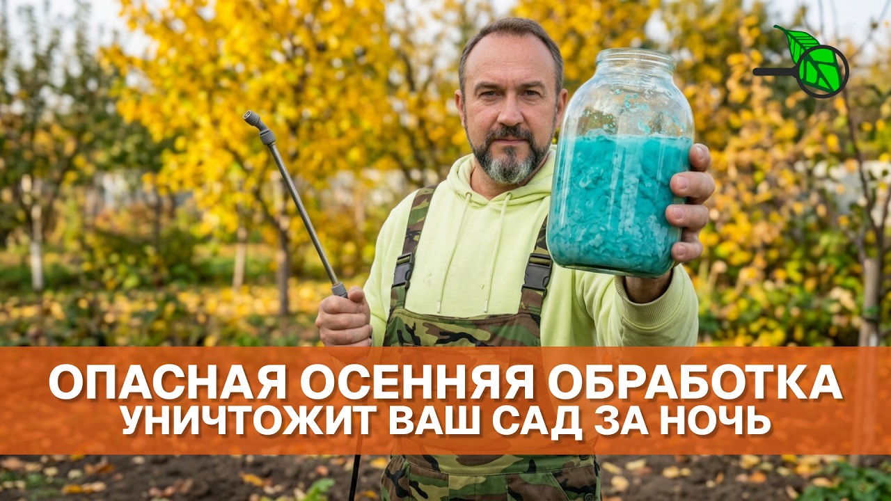 💥 Я ПРОВЕРИЛ ЭТОТ РЕЦЕПТ САМ! ОПАСНАЯ осенняя обработка. Не повторяйте эту о