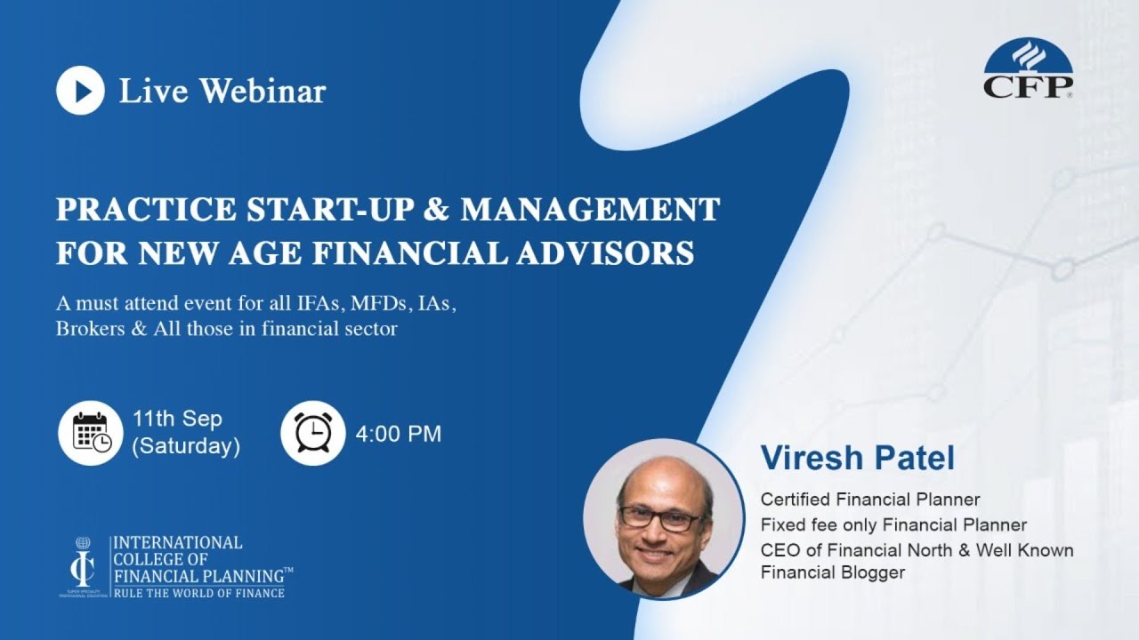 ICOFP LIVE WEBINAR: Practice Management for Financial Advisors- What & Why?