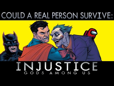 Could A Real Person Survive: Injustice Gods Among Us ALL Supermoves & Stages? COMPILATION
