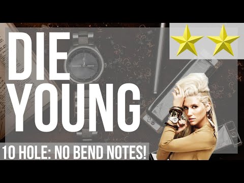 How to play Die Young by Kesha on Diatonic Harmonica 10 Holes (Tutorial)