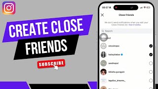 How to Create Instagram Close Friends List
