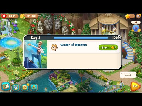 I got 40k Stars - Playrix Gardenscapes New Acres - Garden of Wonders - Day 3 - Android Gampelay