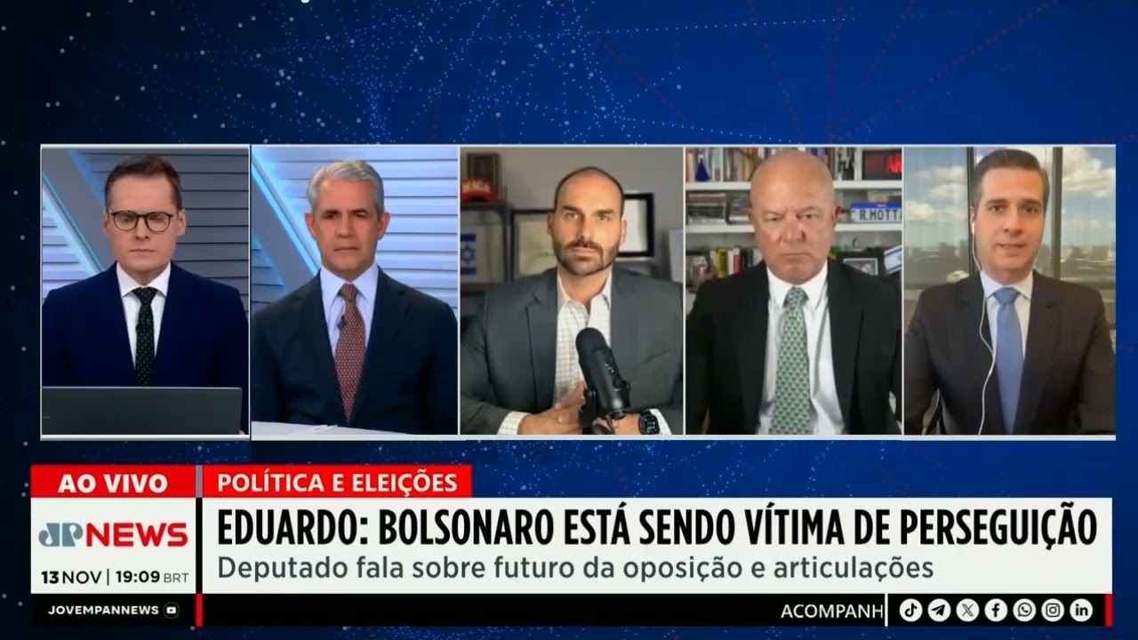 Sem filtros ao vivo na Jovem Pan