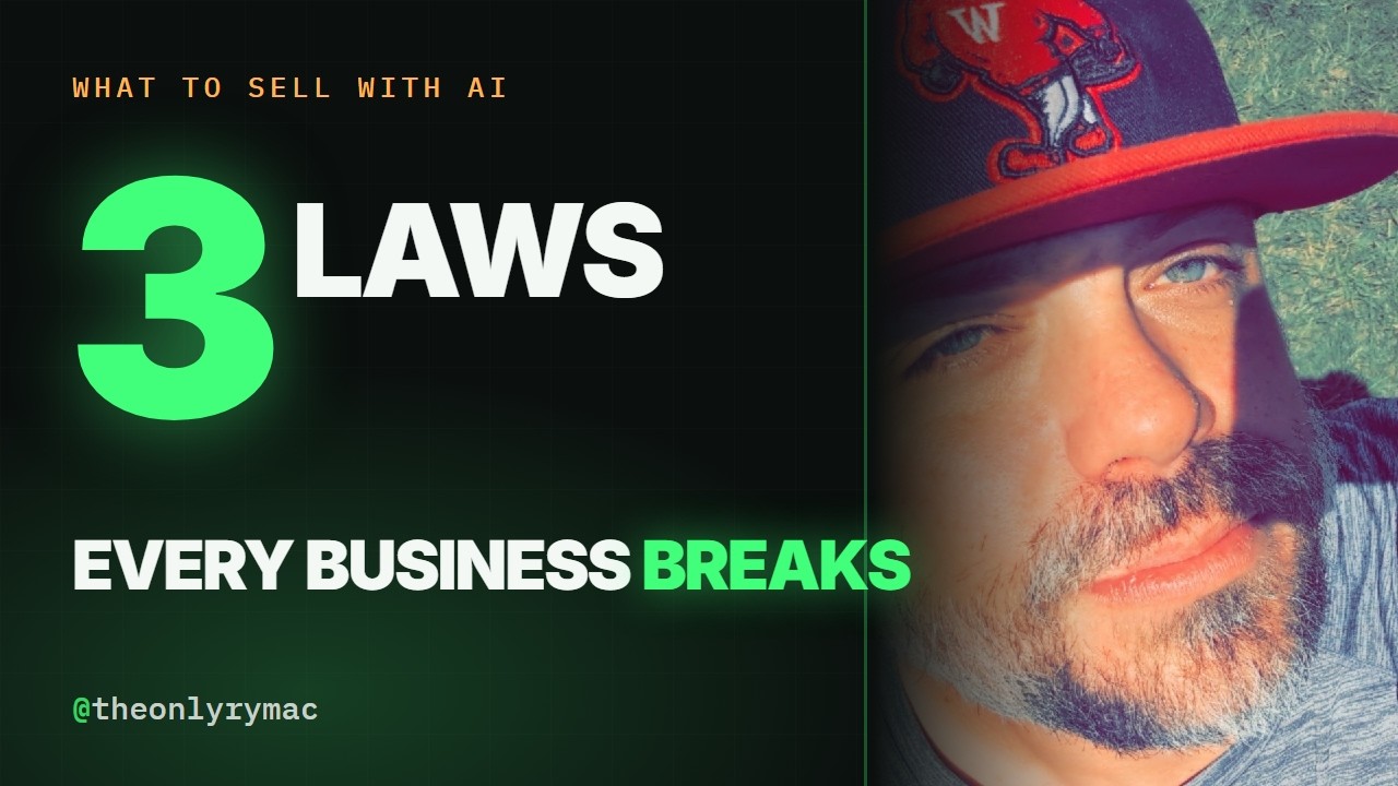 The 3 laws every business breaks, full video on YouTube