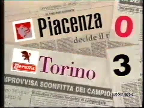 1993-94 (1a - 29-08-1993) Piacenza-Torino 0-3 [B.Carbone,Silenzi,P.Poggi] Servizio D.S.Rai1
