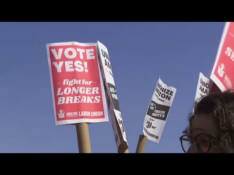 NYC Staten Island Amazon Labor Union Vote