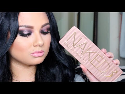 smokey pink valentines day Feat:naked 3 palette