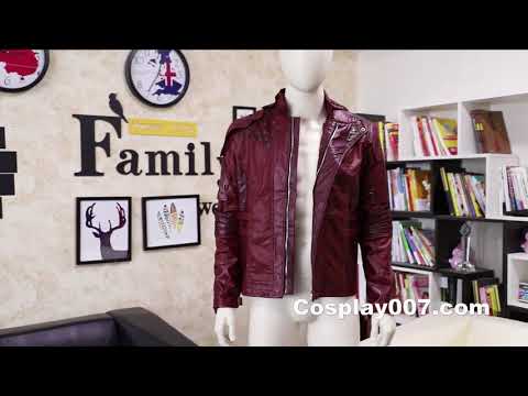 Guardians of The Galaxy Peter Quill Star Lord Cosplay Costume detail overview