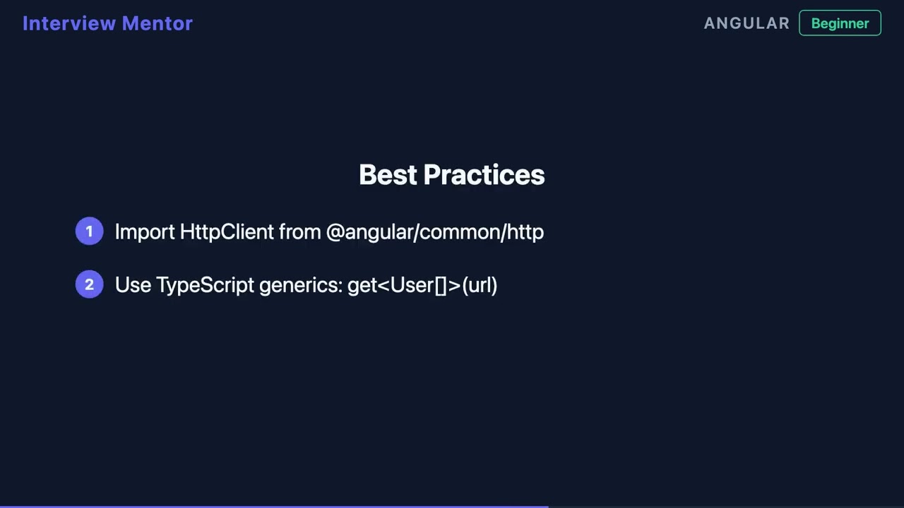 Angular HttpClient: The get() Method Explained in 90 Seconds