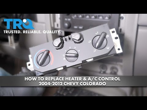 How to Replace Heater and A/C Control 2004-2012 Chevy Colorado