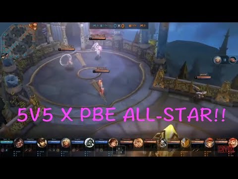 Vainglory 5v5 - PBE ALL-STARS - SOVEREIGN vs RISE || VG Worlds 2017 - 5V5 Global Unveiling