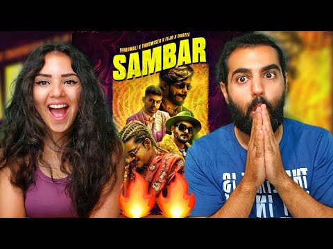🇮🇳 Reacting to SAMBAR (Official Video) - ThirumaLi x Thudwiser X Fejo X Dabzee | REACTION