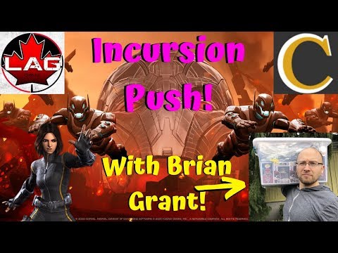 Incursion Push With Brian Grant! Live! - Marvel Contest of Champions