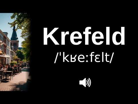 🇩🇪 How to pronounce Krefeld (CORRECTLY!)