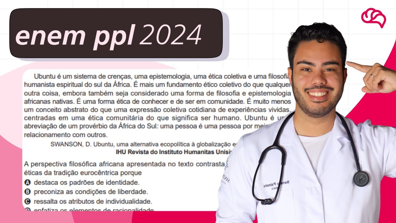 Resolução em Vídeo — Questão 53 ENEM 2024 PPL