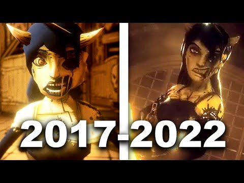 Bendy and the Dark Revival - Evolution of Alice Angel (2017-2022, BATDR Trailer)